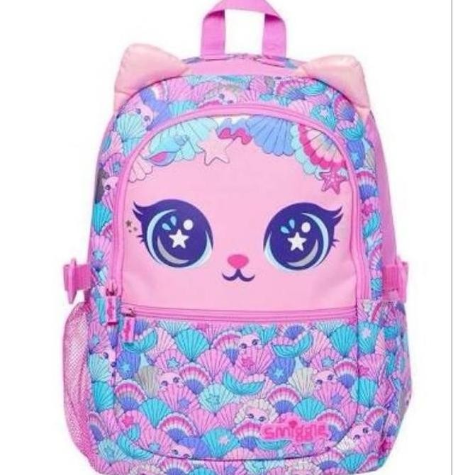 Promo Smiggle Hi There Cat Mermaid Pink Backpack/Lunchbag/Lunchbox Bento/ Bottle/Pencil Case/Wallet