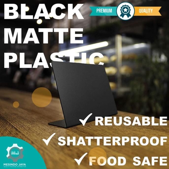 

Diskon!! 5 Pcs Chalkboard Food Tag / Papan Tulis Meja Kecil / Nomor Meja Cafe / Mini Serba Guna / Label / Harga / Menu / Nomor Meja / Price Tag / Display / Reserved / Note Board / Food Buffet Mini / Acrylic Mini Chalkboard / Papan Tulis Kapur Mini Set