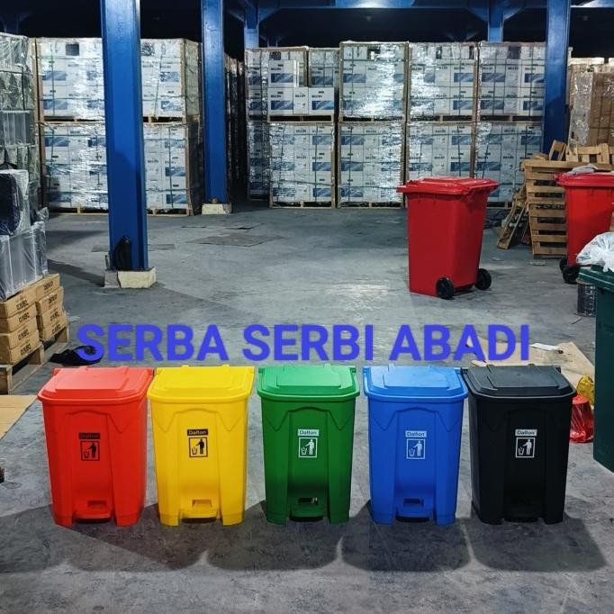 PREMIUM tempat sampah injak 50 liter dalton