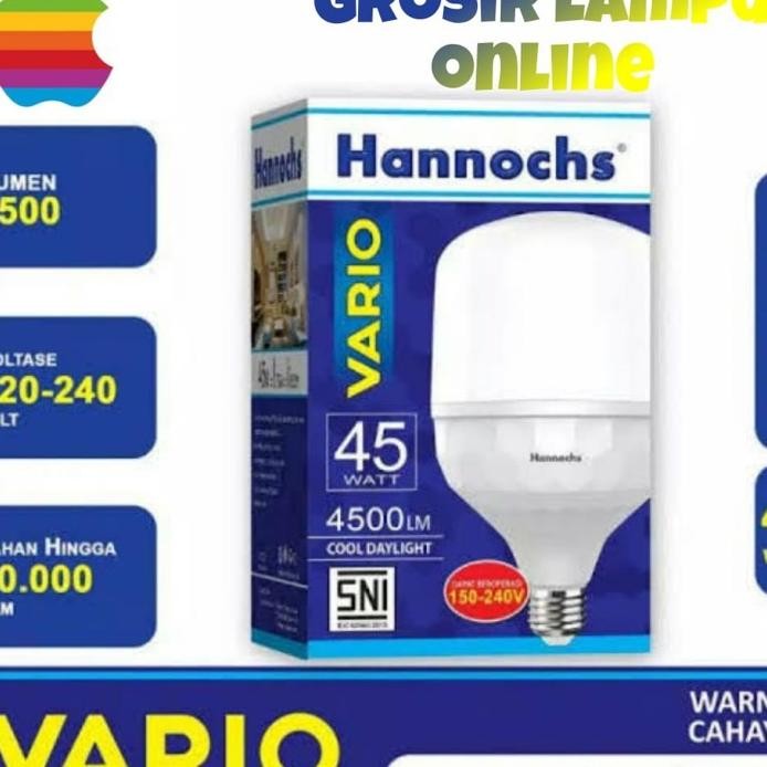 Led Hannoch Vario 45 Watt Lampu Hannoch Bohlam Capule Hannoch 45W Putih