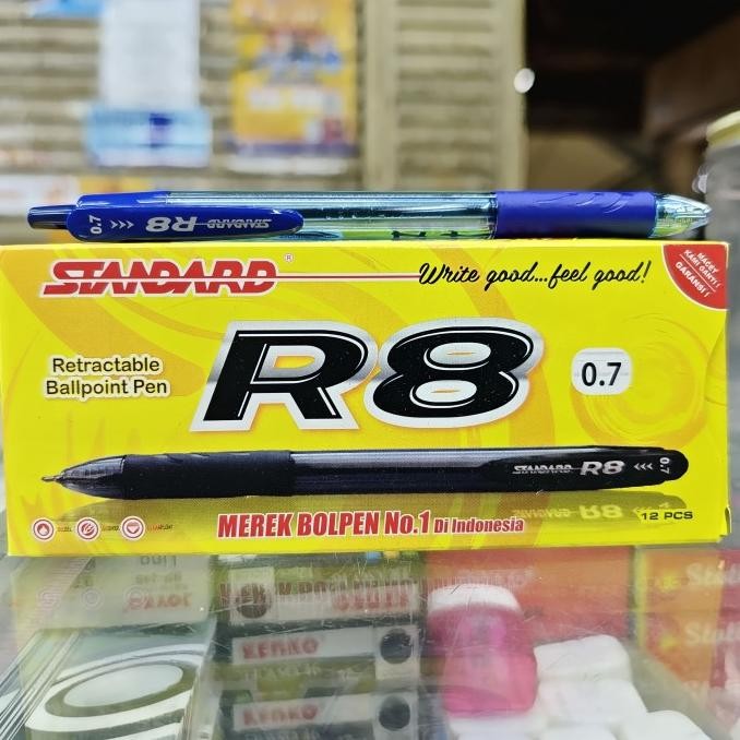 

Promo!! Pen / Ballpoint R8 Standard (1 Pak / 12 Pcs)