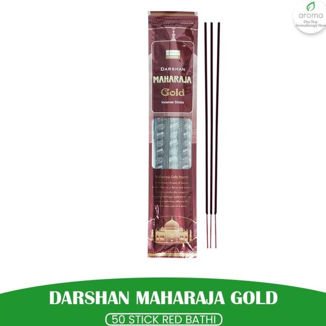 Ready oke] Dupa India (Aromaterapi) Red Bathi - Darshan Maharaja Gold