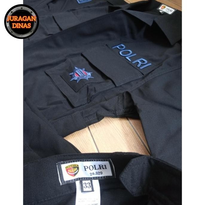 Setelan baju pdl hitam Tactical terbaru `