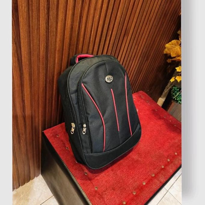 Promo Ransel Sekolah Sd Smp/ Tas Ransel Polo/Tas Souvernir/ Tas Polo Polos Tas Punggung Setrip Koper
