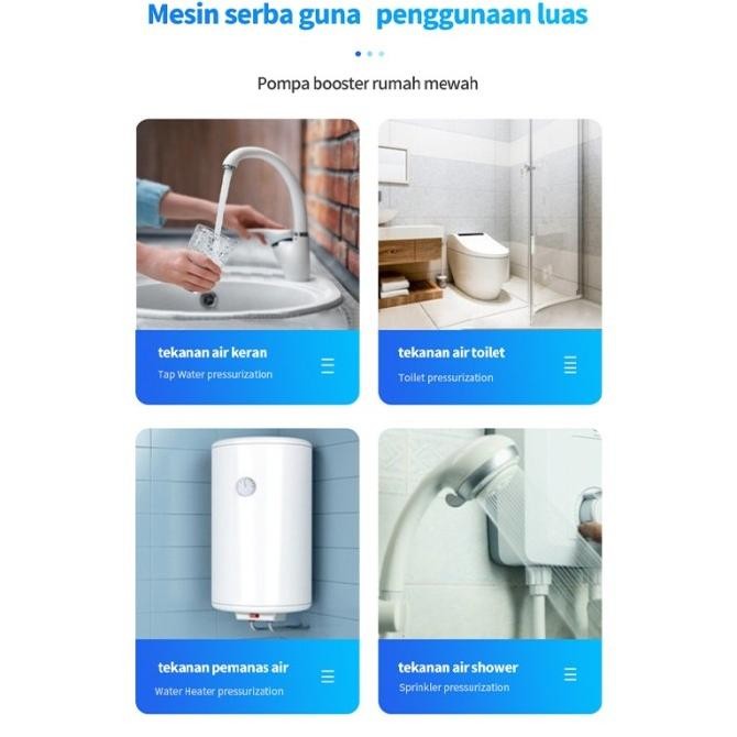 Pompa Pendorong 150 Watt Mesin Pompa Otomatis / booster air pendorong otomatis/rumah tangga otomatis