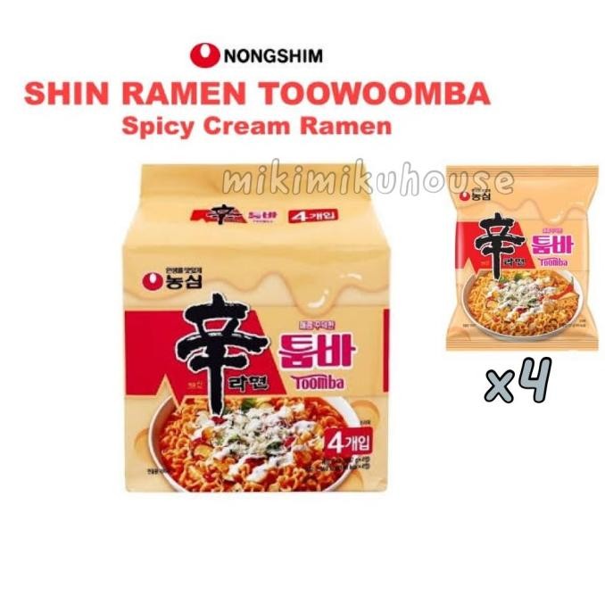 

NEW SHIN RAMYUN TOOMBA RAMYEON NONGSHIM SHINTOOMBA EDWARD LEE CULINARY CLASS WARS KOREAN NOODLE RAMEN TOOWOOMBA CREAMY SPICY CARBOBARA BOWL PACK ISI 4 KOREA PALDO MIE INSTANT SHINRAMYUN MUKBANG MOEKBANG RECIPE RESEP HT