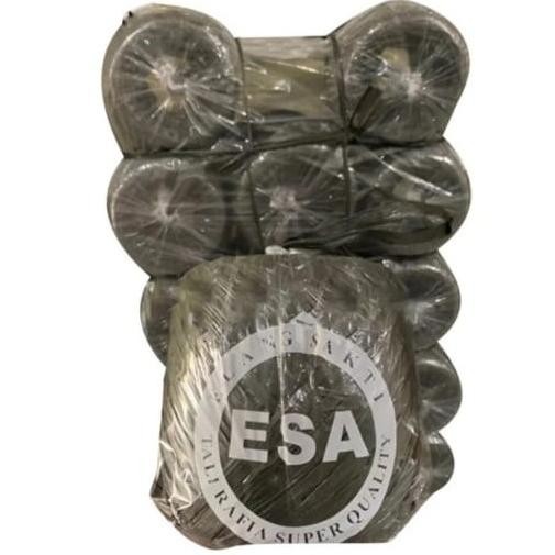 

NEW Tali rafia hitam merk ESA,kuat,murah,tahan lama,tidakregas berat 900gr