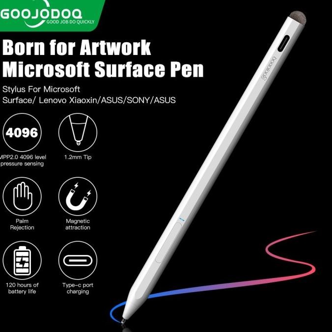 Goojodoq Laptop 2In1 Tablet 4096 Stylus For Microsoft Surface/Hp/Asus New Stok