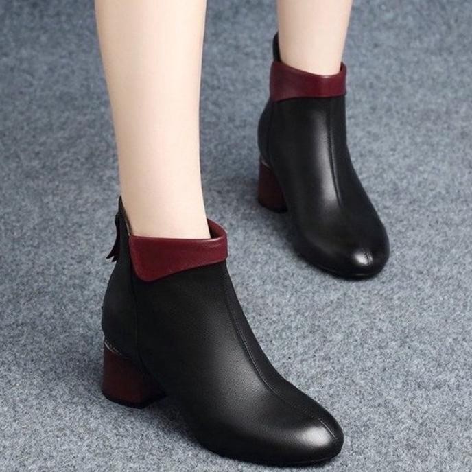 BT52 SEPATU ANKLE BOOTS IMPORT WANITA KOREA BRITISH MARTIN ORIGINAL SEPATU BOOTS SHOES WANITA ELEGAN