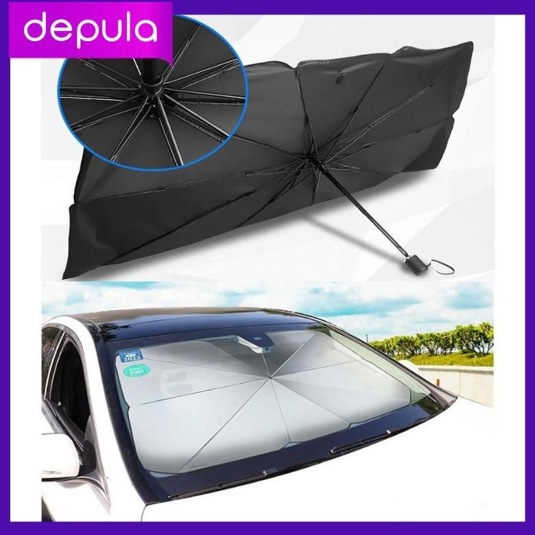 Payung Pelindung Anti Panas Mobil Kaca Depan / Umbrella Sunshade/Payung Mobil Anti Panas