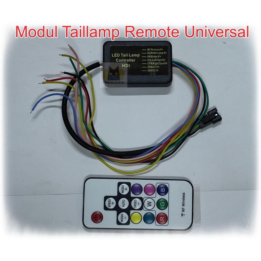 Modul Taillamp Remote Universal Bagasi Multi Mode Led Rgb Ws2811