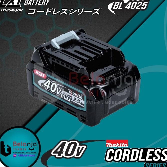 Murah Makita Battery 40V 2.5Ah BL 4025 Baterai 40 Volt 2.5 Ah Lithium Ion Non COD