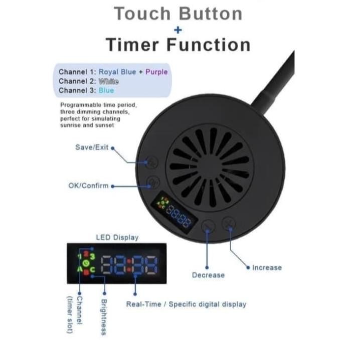 Promo Lampu Aquarium Laut Spectra Aqua Knight V2