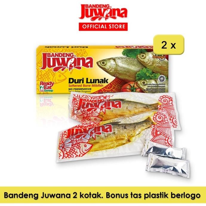 2 Dus Bandeng Presto Kemasan Vakum - Bandeng Juwana -Bonus Tas Plastik Original Dan Terpercaya