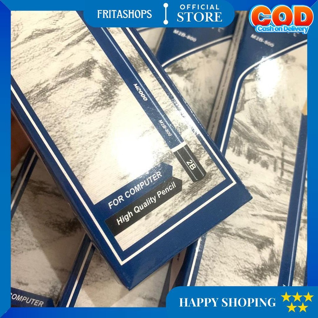 

12Pcs Pensil M2000 Hijau 2 B Harga1 Lusin D Promo 4.4