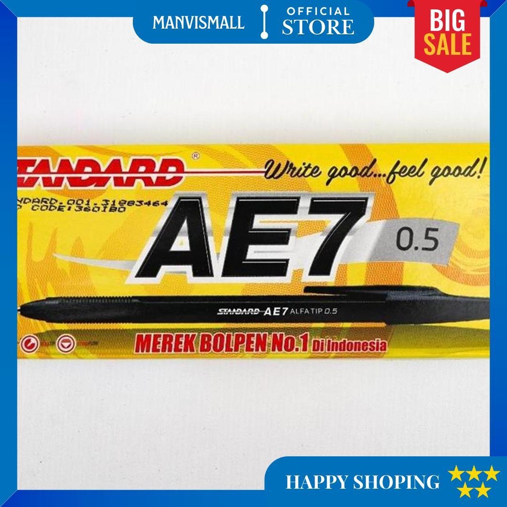 

Pulpen Standard Ae7 (12 Pcs) D Termurah