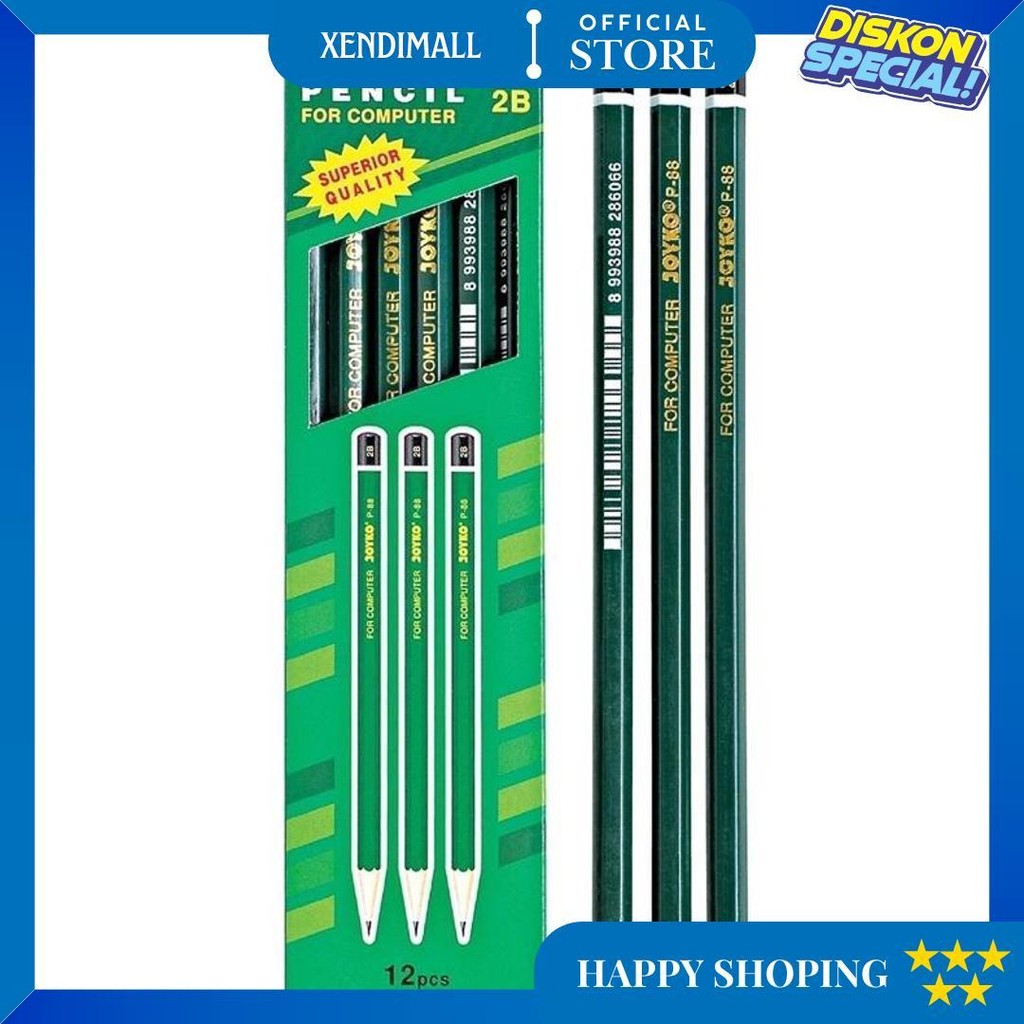 

(12Pcs) Pensil Joyko P88 D Gratis Ongkir