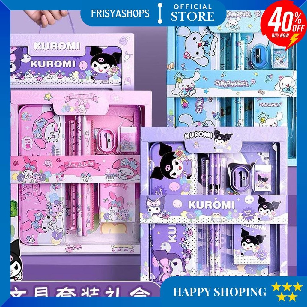 

Paket Alat Tulis Viral Set 7 In 1 Set Stationery 7In1 Karakter Kartun Alat Tulis Anak Sekolah Penghapus Pengaris Kotak Pensil Penggaris Crayon 8015 D Promo 4.4