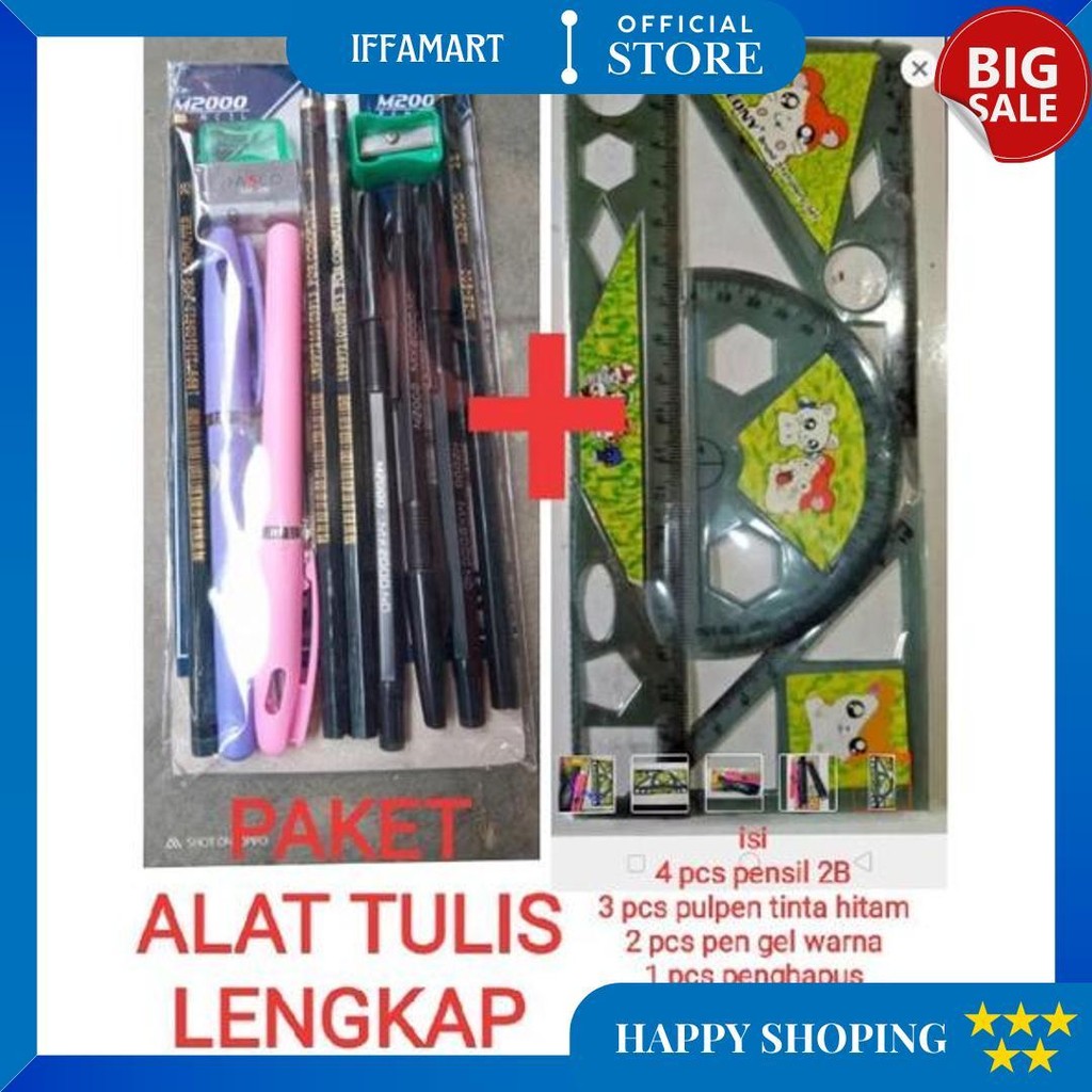 

Paket Alat Tulis Lengkap Murah Isi 15 Macam Alat Tulis D Promo Puncak