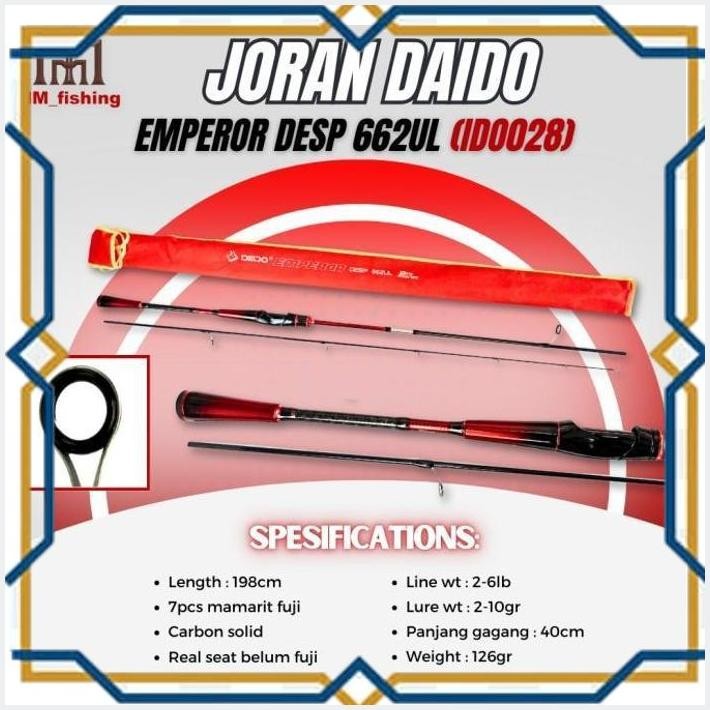 [IMM] JORAN DAIDO EMPEROR | STIK PANCING | FISHING ROD | SPINNING | JIGGING