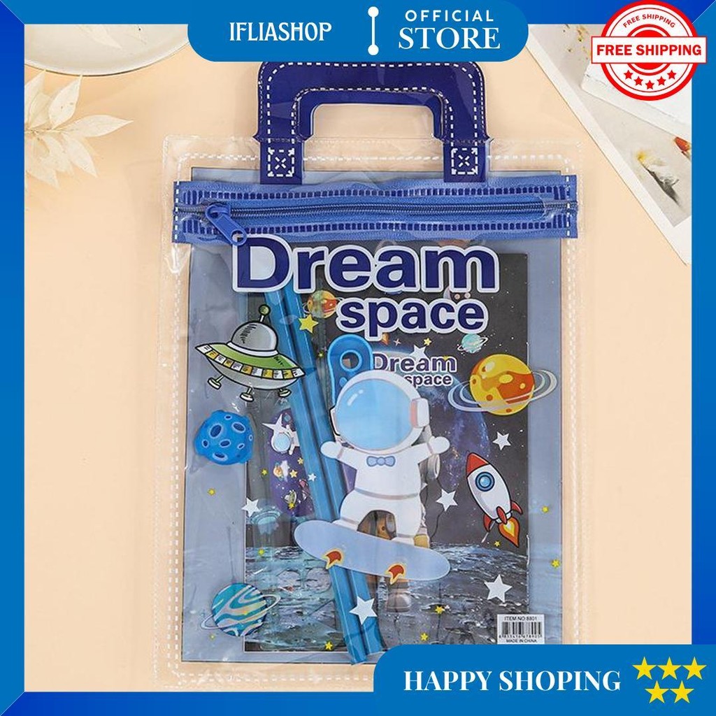 

Alat Tulis Set 6 In 1 Karakter Kuromi Murah Lucu Pouch Set Stationery Hadiah Anak Sanrio D Promo Puncak