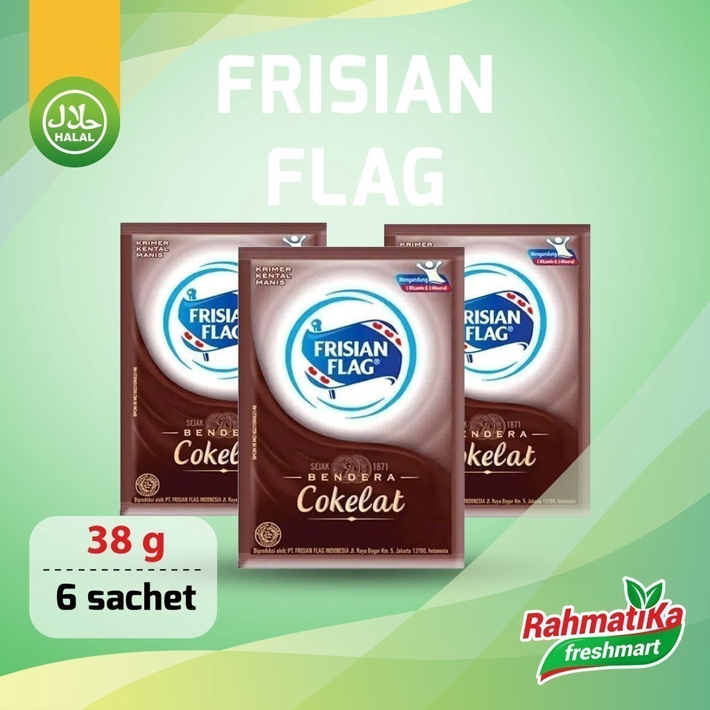 

Frisian Flag Susu Kental Manis Cokelat (38 gr x 6 sachet)
