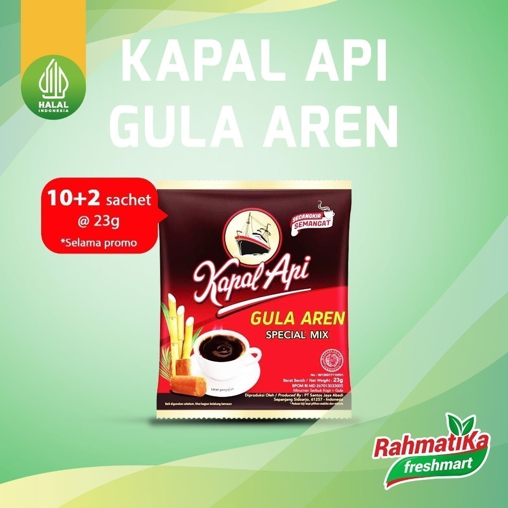 

Kapal Api Special Mix Kopi Gula Aren 23g (1 Renceng)