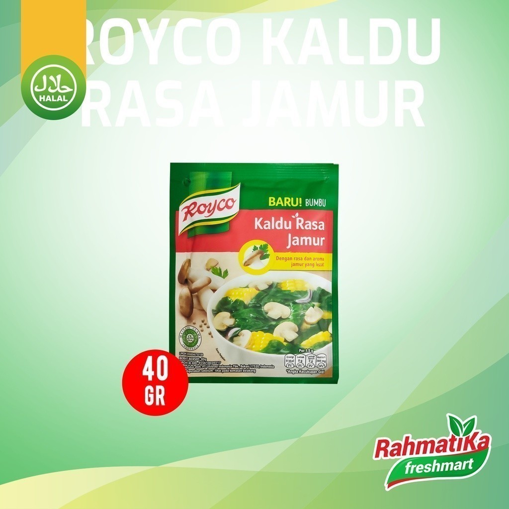 

Royco Jamur / Penyedap Rasa Kaldu Jamur 40 gram (Bumbu Dapur)