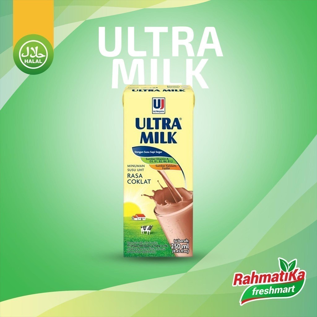 

Ultra Milk Coklat / Susu UHT Rasa Cokelat 1 Liter