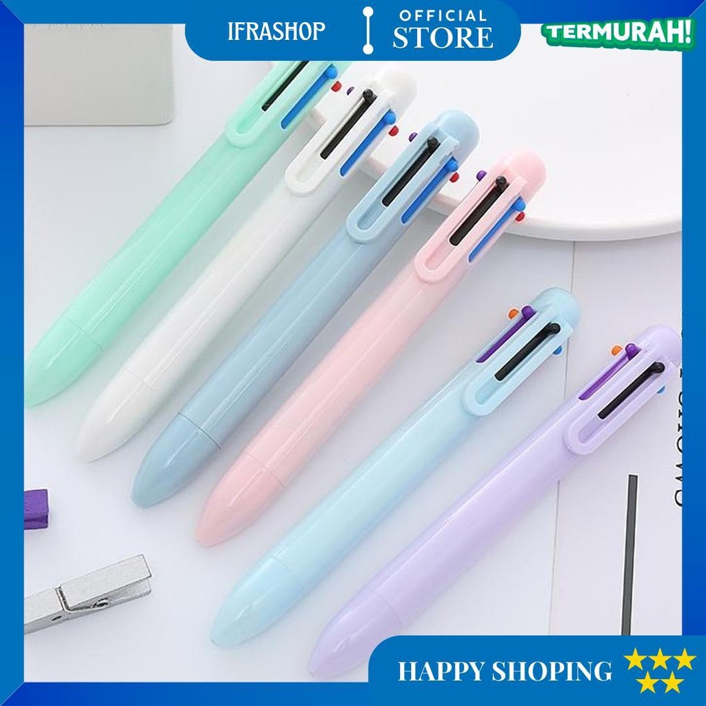 

Murmure.Id | Pulpen Mekanik 6 Warna Baru Pena Bolpen 6In1 Warna Multi Colors Pen Pn025 D Promo Puncak