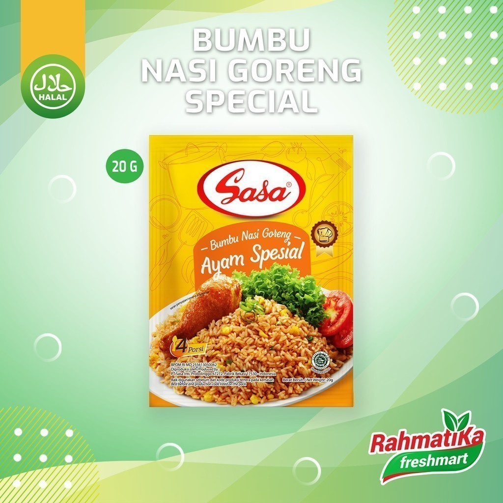 

Sasa Bumbu Nasi Goreng Ayam Special 20 gr
