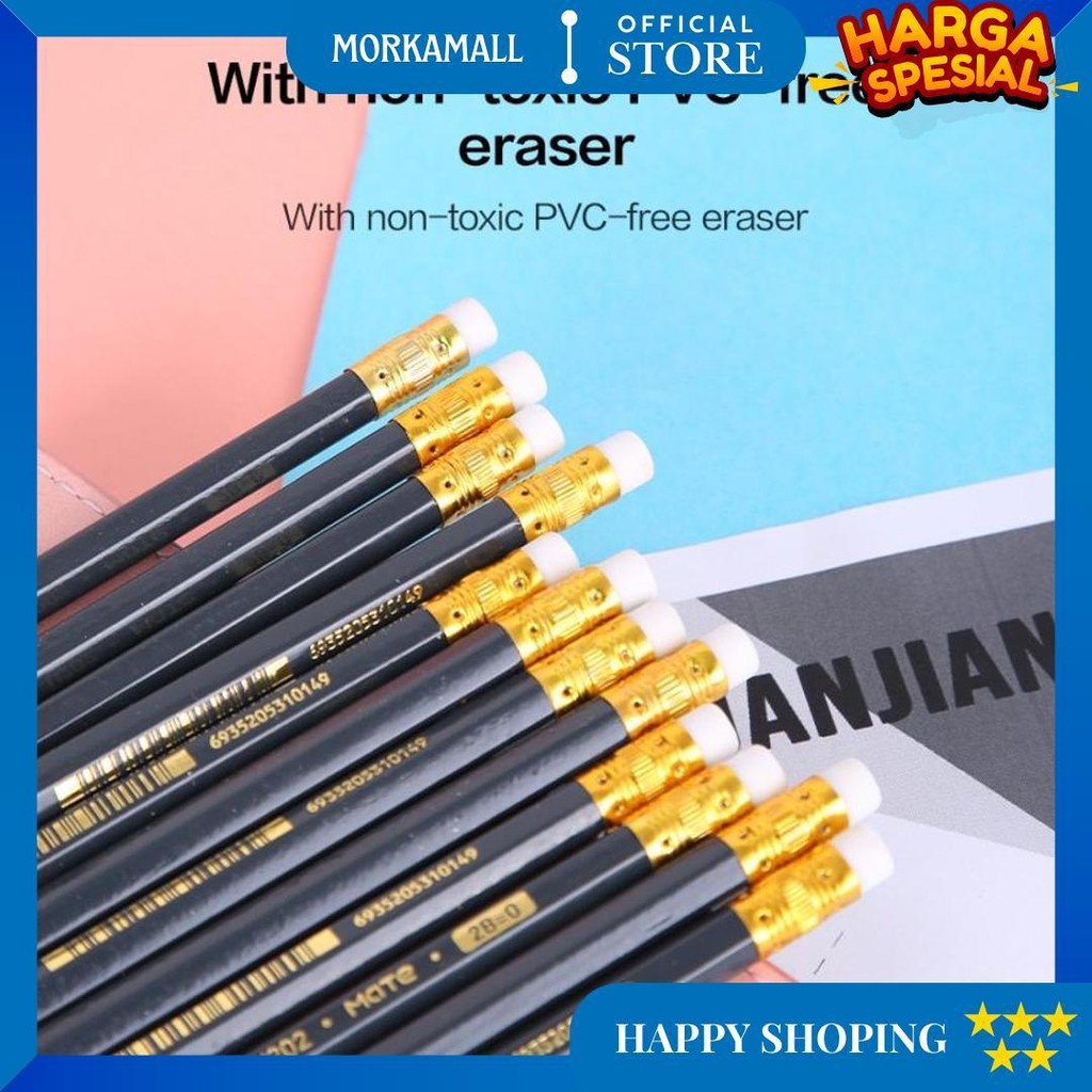 

Deli Graphite Pensil Hitam Pekat Dengan Penghapus Bebas Pvc Tidak Beracun Eu20200 D Gratis Ongkir