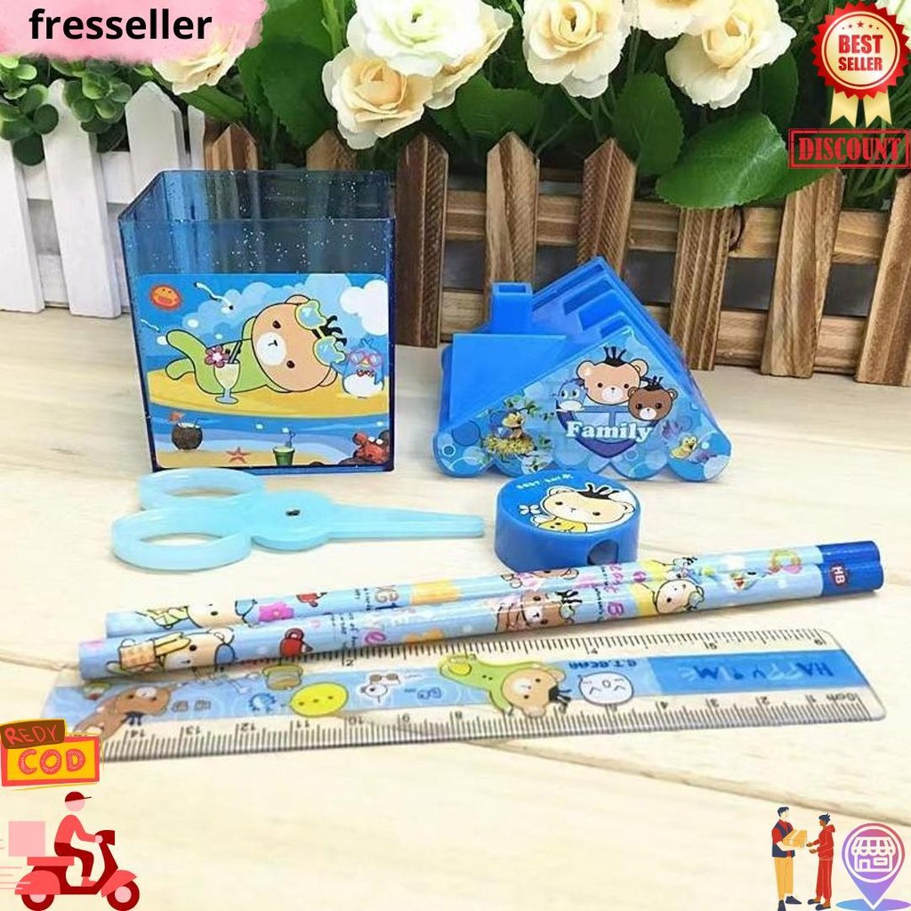 

Qg Alat Tulis Paket 8030 Set Atk Anak Souvenir Kado D Best Seller
