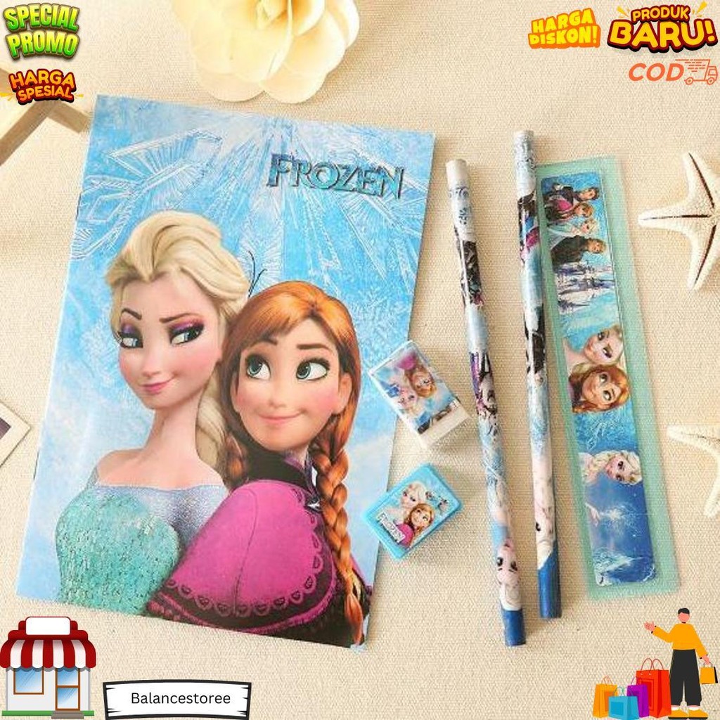 

Dp Stationery Set 6In1 Paket Bag Paket Alat Tulis Anak Sekolah Buku Pensil Penghapus Pengaris Peraut D Gratis Ongkir