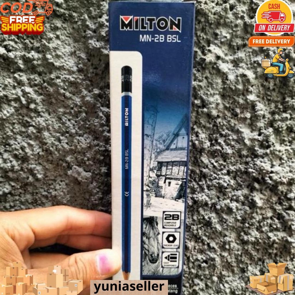 

[Lusin/12Pcs] Pensil 2B Montana/ Lapiz/ Milton/ Mypencil D Promo 4.4