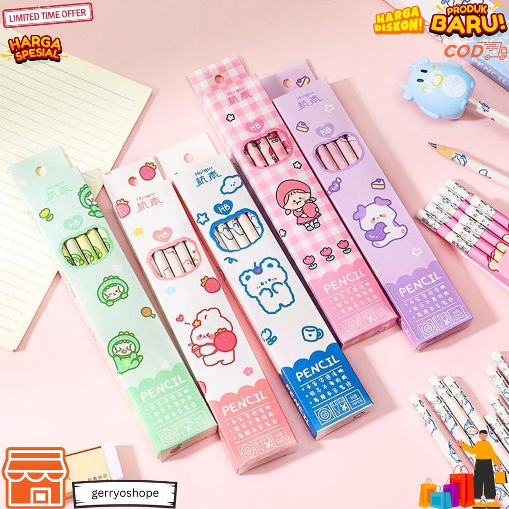 

Reseller Welcome - S5670 Pensil Set Alat Tulis Sekolah Anak / Pensil Anak Karakter Lucu / Pensil Anak Karakter Lucu / Stationary D Cod