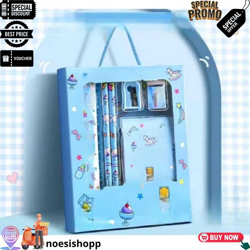 

Alat Tulis Anak Set 6 In 1 Pensil Set Motif Karakter Lucu / Set Alat Tulis Sekolah D Promo Puncak