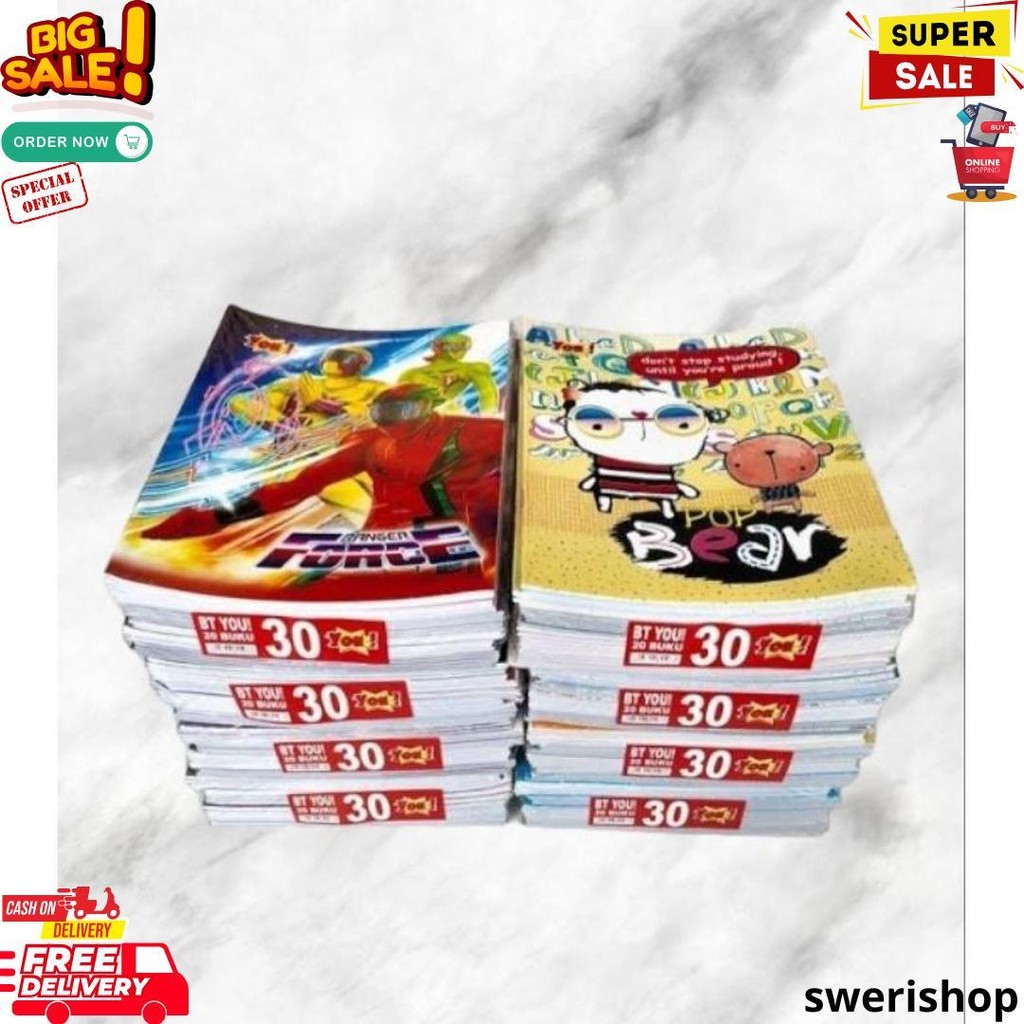 

Buku Tulis Kiky You 30 Halaman (10Pcs) || Buku Tulis Murah D Best Seller
