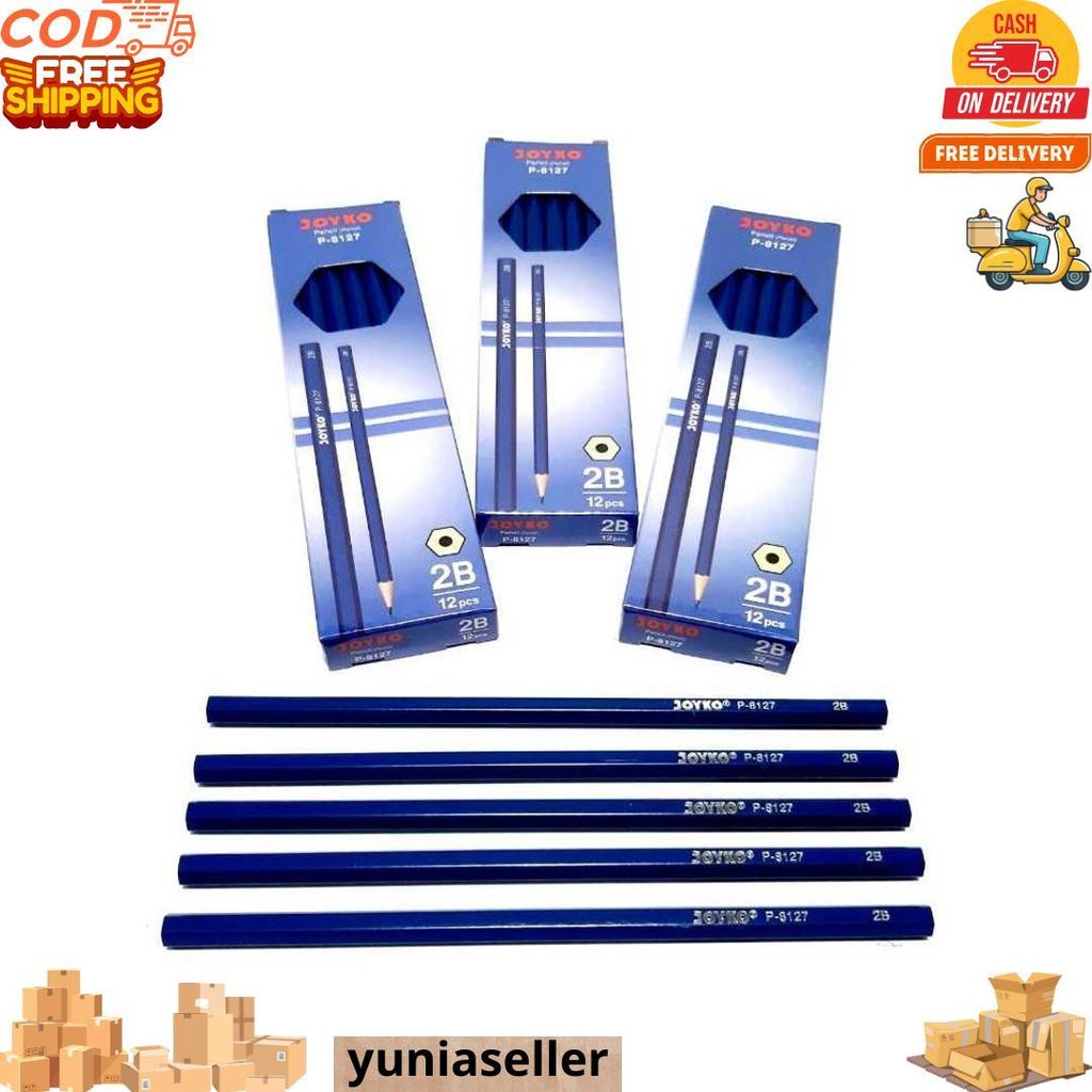 

Harga Grosir (1Kotak /12Pcs ) Pensil 2B Joyko P-8126 / P-8127 D Terlaris