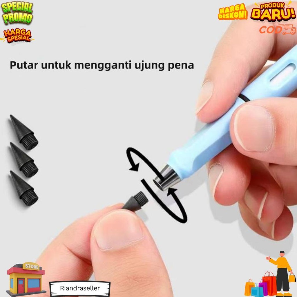 

Voova Pencil Eternal Premium Pensil Tanpa Rautan Pensil Tanpa Isi Unlimited Pensil Ajaib D Sale