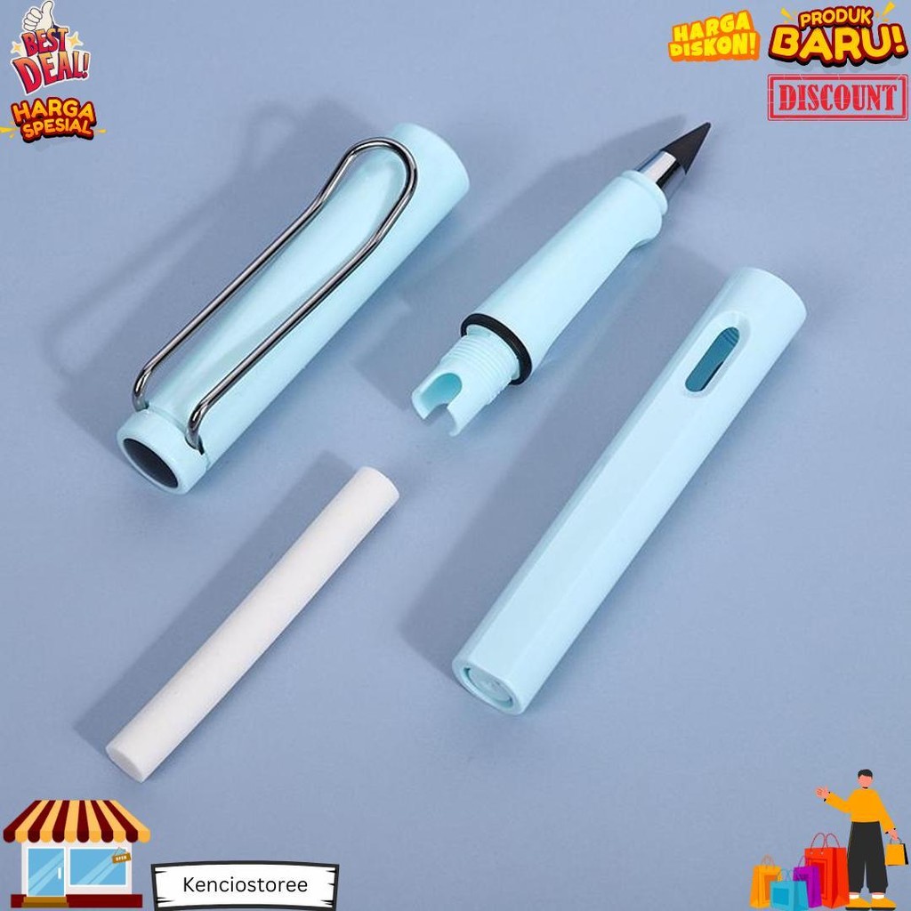 

Tt - Pensil Abadi Eternal + Penghapus / Pensil Tanpa Batas / Pensil Eternal Plus Eraser / Pensil Tidak Bisa Habis D Termurah