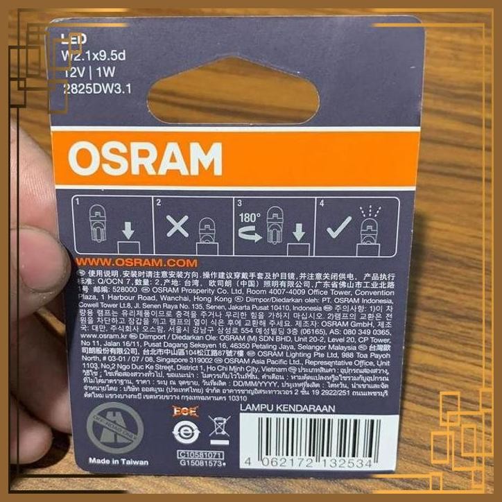 [OSS] BOHLAM LAMPU SENJA DEPAN HONDA BRIO RS 2016- LED T10 W5W OSRAM