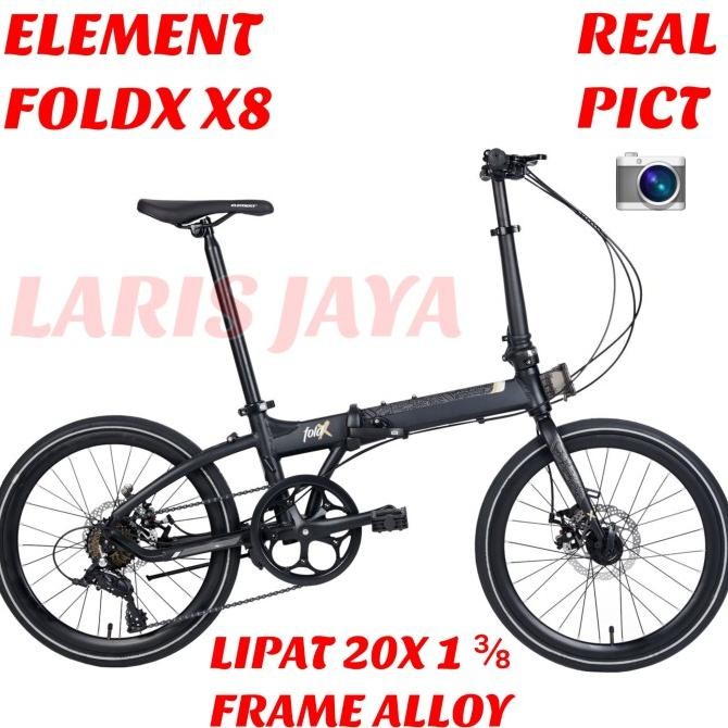 ready  SEPEDA LIPAT ELEMENT FOLDX X9 FRAME ALLOY , LIPAT 20 INCH (20X1) ATAU SEPEDA LIPAT 22 INCH EL