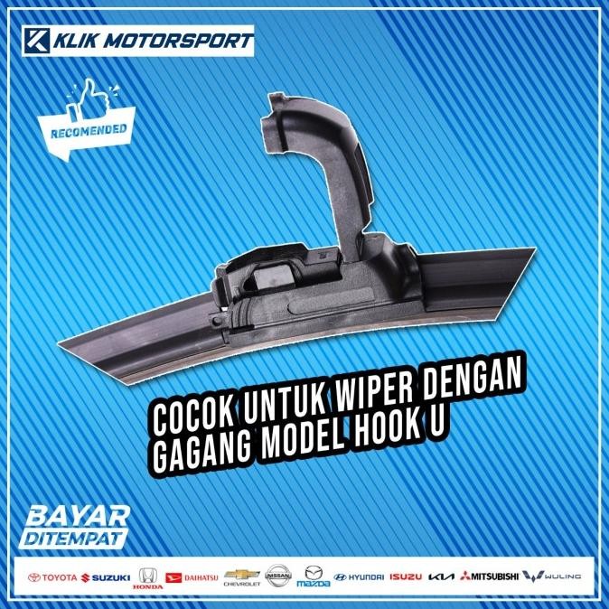Wiper Daihatsu Terios Lama / Wiper Mobil Frameless - 1 Set Depan murah
