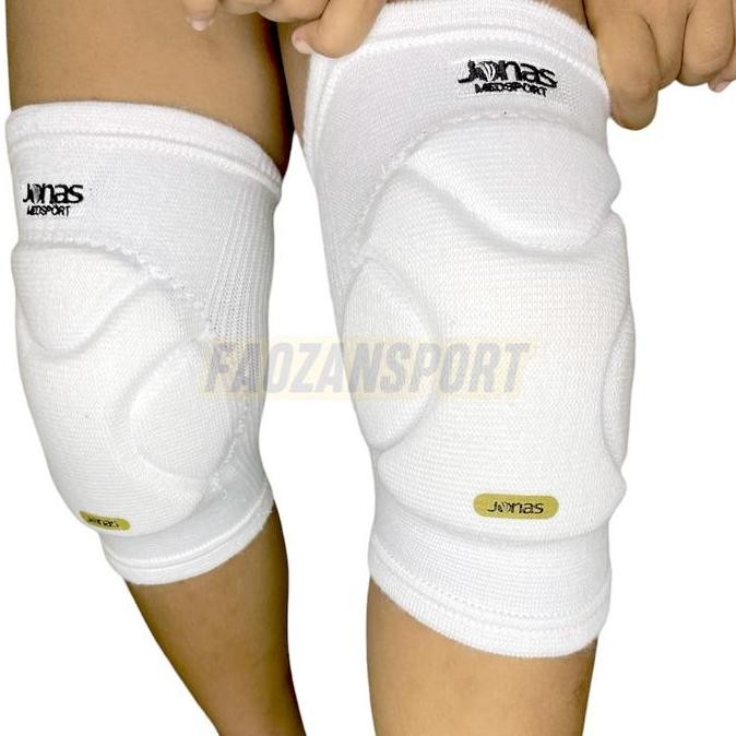 Kneepad Futsal Anak Deker Pelindung Lutut Kiper Futsal Jonas Hitam Putih Original 2024 Outdoor Co