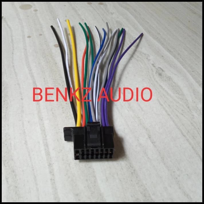 Kabel Soket Headunit Dvd Mobil 2Din Sony Konektor Audio Dobeldin Sony