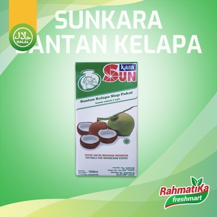 

Sun Kara Santan Kelapa 1000 ml / 1 Liter