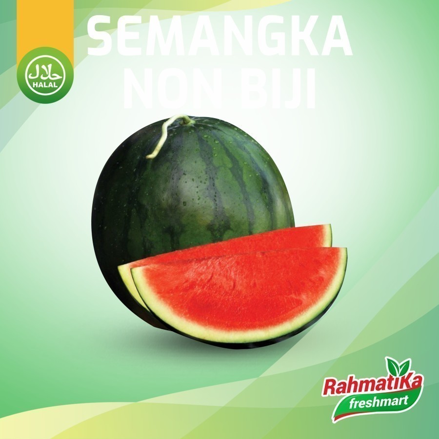

Semangka Merah Non Biji 1 Pcs (Buah Segar)