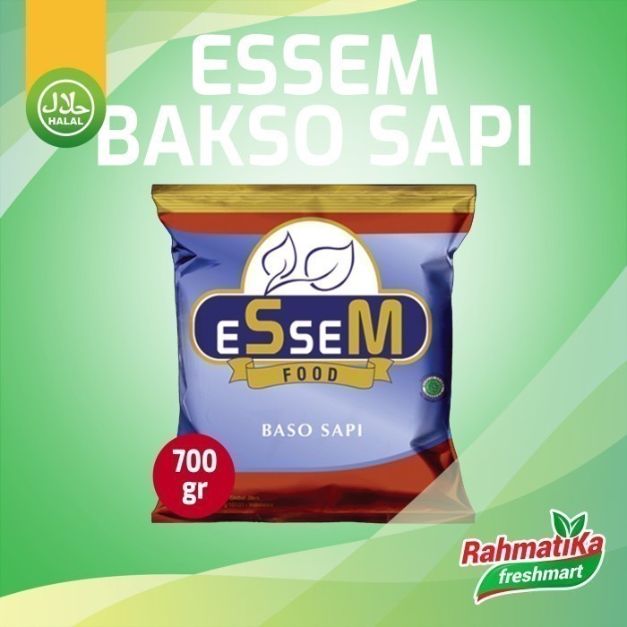 

Essem Bakso Sapi / Baso Sapi Biru 700 gr (Frozen Food)