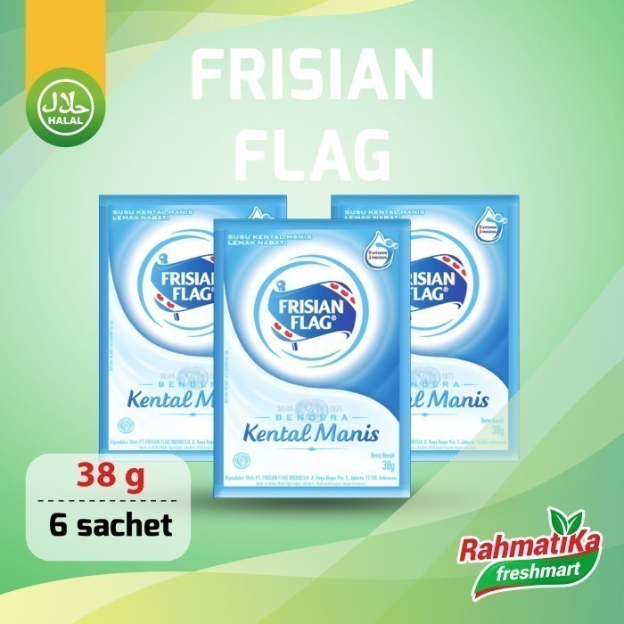 

Frisian Flag Susu Kental Manis Putih (38 gr x 6 sachet)